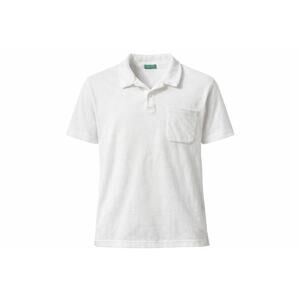 United Colors of Benetton White Terry Cloth Polo Shirt – Men’s L